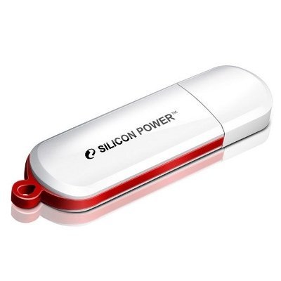 USB накопитель Silicon Power 16Gb LuxMini 320 белый (SP016GBUF2320V1W)