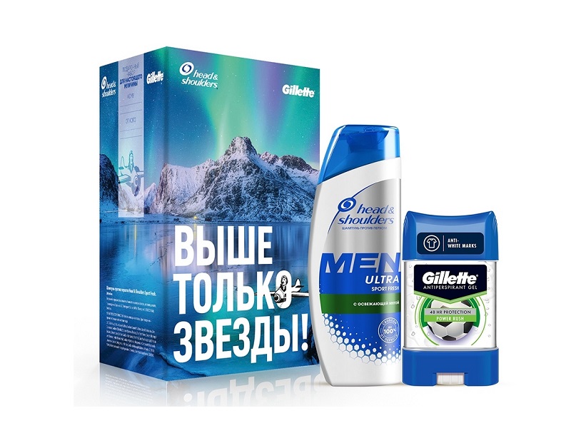 Набор подарочный H&S шампунь 200 мл + Дезодорант Gillette гель 70 мл