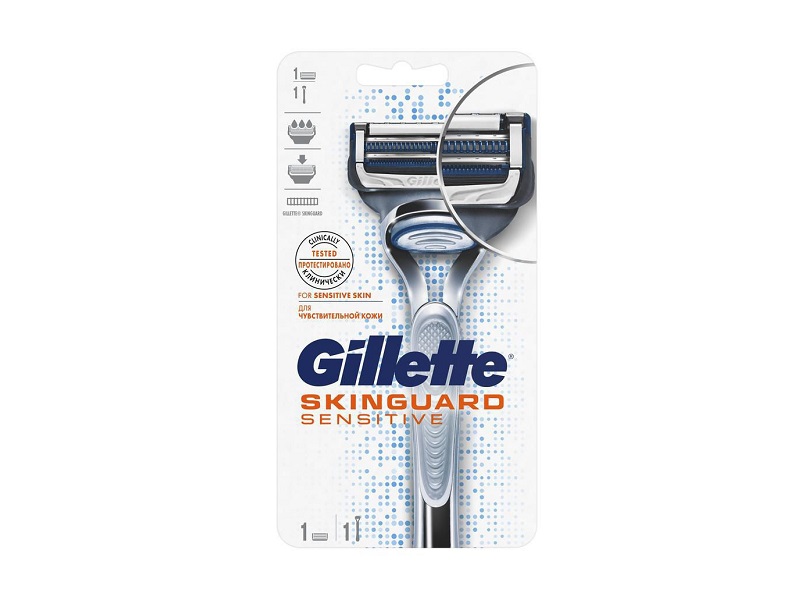 Станки Станок для бритья Gillette Sensitive Бритва с 1 сменной кассетой