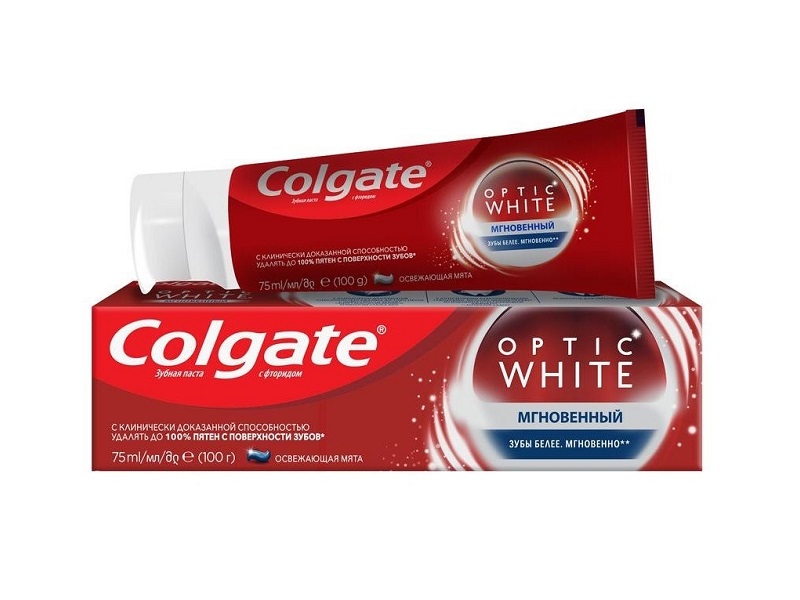 Паста зубная Colgate Optic White Мгновенный 75 мл