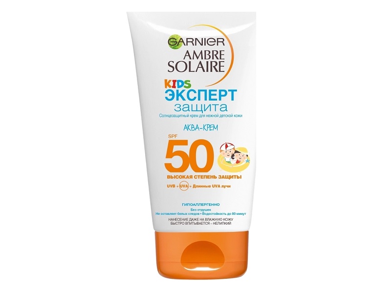 Крем солнцезащитный Garnier Детский Водостойкий Spf 50+ 150 мл