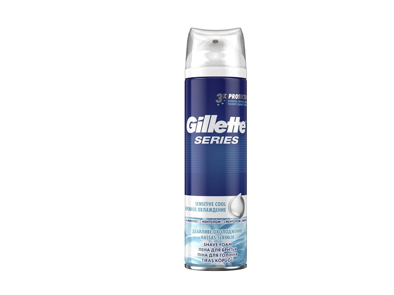 Пена для бритья Gillette Sensitive Skin для чувствительной кожи 250 мл