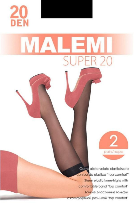 Гольфы Malemi Super 20 GB melon 2 пары