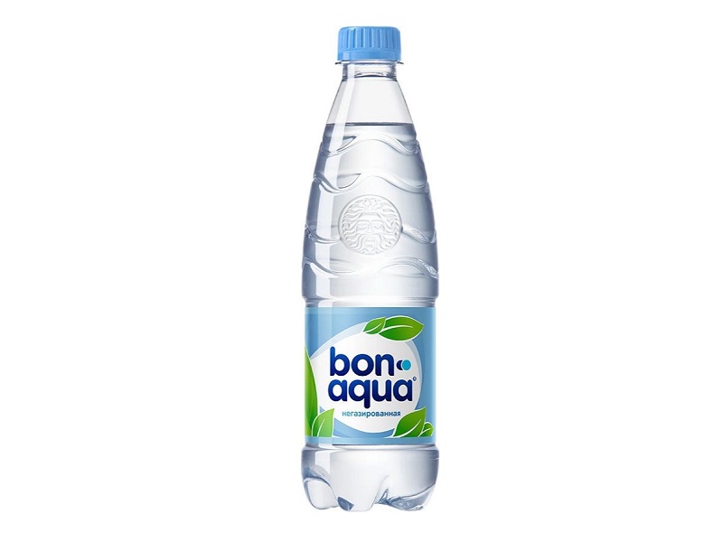 Вода  Зеленый Остров BonAqua негазированная пл/б. 0,5 л