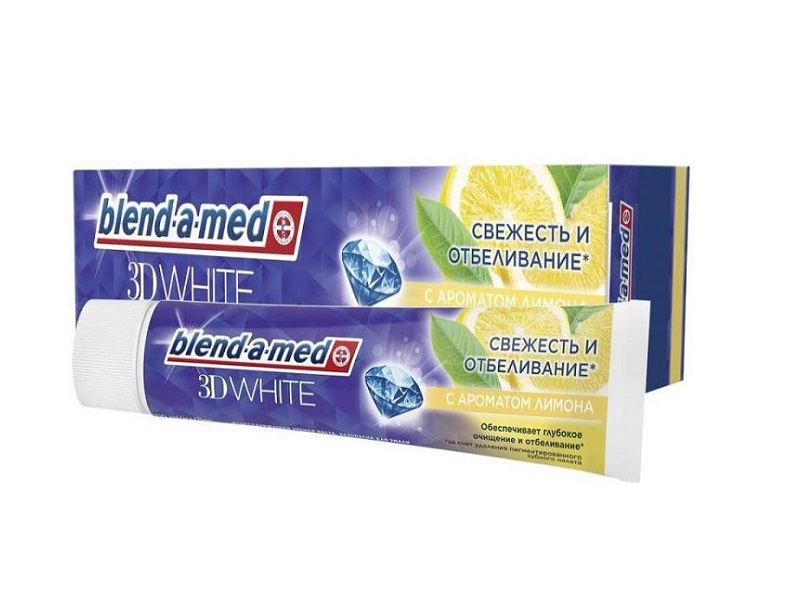 Паста зубная Blend-a-med 3D White Свежесть Лимона 100 мл